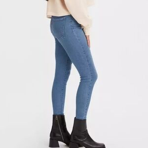 Levi's Mile High Super Skinny Dark Wash Stretch Blue Jeans 5 Pockets VG- 29